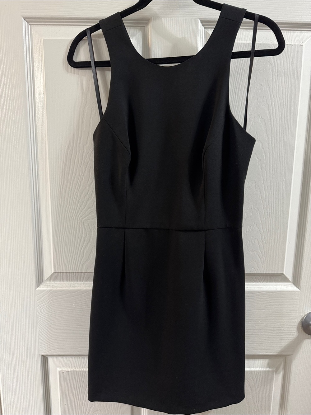 French Connection Black Mini Sheath Dress